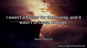 Englisches Zitat von Kevin Mitnick als Bild