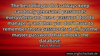 Englisches Zitat von Kevin Mitnick als Bild