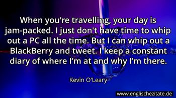 Englisches Zitat von Kevin O'Leary als Bild