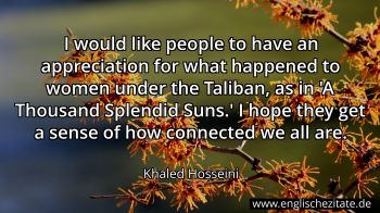 Englisches Zitat von Khaled Hosseini als Bild