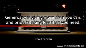 Englisches Zitat von Khalil Gibran als Bild
