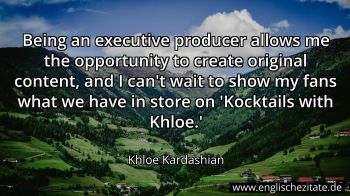 Englisches Zitat von Khloe Kardashian als Bild