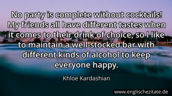 Englisches Zitat von Khloe Kardashian als Bild