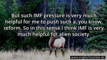 Englisches Zitat von Kim Dae Jung als Bild