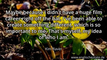 Englisches Zitat von Kim Raver als Bild