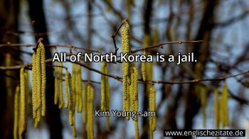 Englisches Zitat von Kim Young-sam als Bild