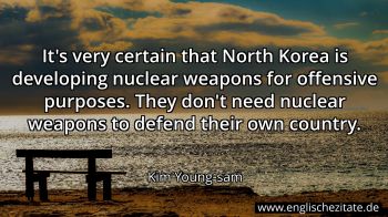 Englisches Zitat von Kim Young-sam als Bild