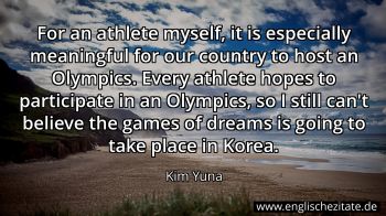 Englisches Zitat von Kim Yuna als Bild