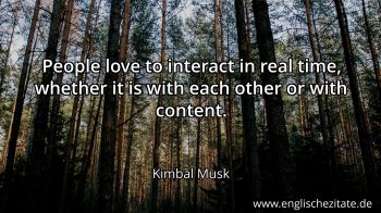 Englisches Zitat von Kimbal Musk als Bild