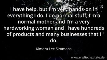 Englisches Zitat von Kimora Lee Simmons als Bild