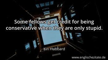 Englisches Zitat von Kin Hubbard als Bild