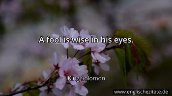 Englisches Zitat von King Solomon als Bild