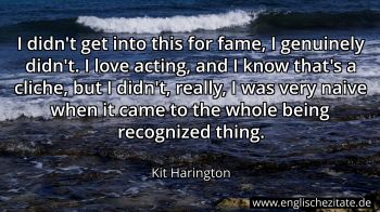 Englisches Zitat von Kit Harington als Bild