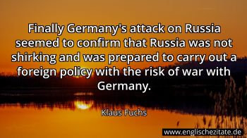 Englisches Zitat von Klaus Fuchs als Bild
