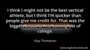 Englisches Zitat von Klay Thompson als Bild