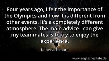 Englisches Zitat von Kohei Uchimura als Bild