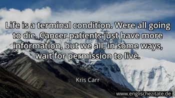 Englisches Zitat von Kris Carr als Bild