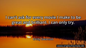 Englisches Zitat von Kristy Swanson als Bild