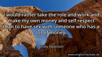 Englisches Zitat von Kristy Swanson als Bild