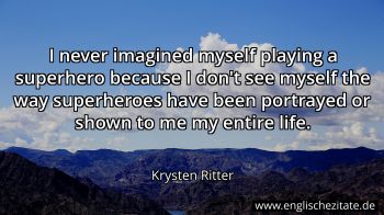 Englisches Zitat von Krysten Ritter als Bild