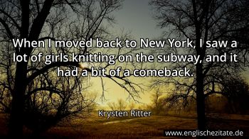 Englisches Zitat von Krysten Ritter als Bild
