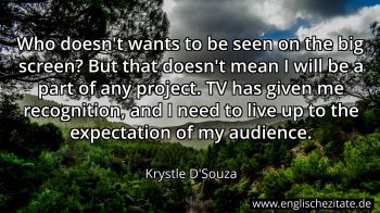 Englisches Zitat von Krystle D'Souza als Bild