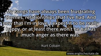 Englisches Zitat von Kurt Cobain als Bild