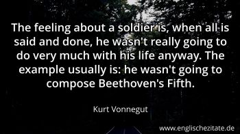 Englisches Zitat von Kurt Vonnegut als Bild