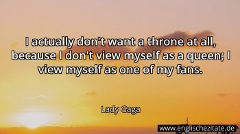 Englisches Zitat von Lady Gaga als Bild