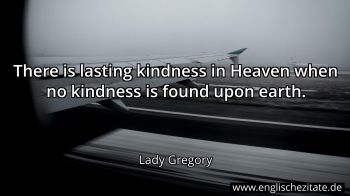 Englisches Zitat von Lady Gregory als Bild