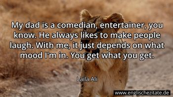 Englisches Zitat von Laila Ali als Bild