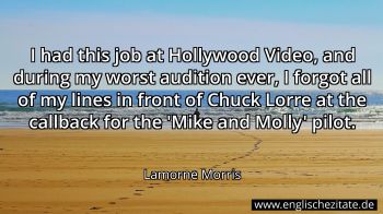 Englisches Zitat von Lamorne Morris als Bild
