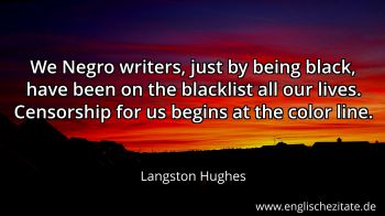 Englisches Zitat von Langston Hughes als Bild