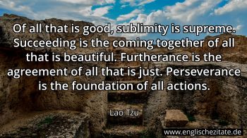 Englisches Zitat von Lao Tzu als Bild