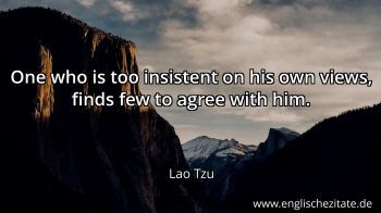 Englisches Zitat von Lao Tzu als Bild