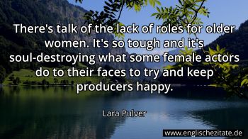 Englisches Zitat von Lara Pulver als Bild