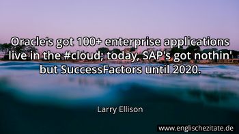 Englisches Zitat von Larry Ellison als Bild