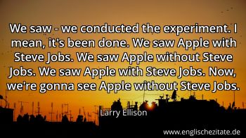 Englisches Zitat von Larry Ellison als Bild
