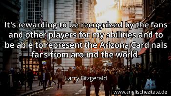 Englisches Zitat von Larry Fitzgerald als Bild