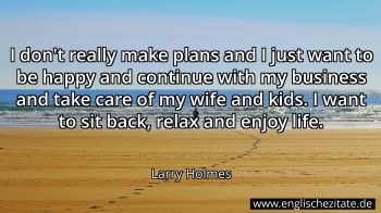 Englisches Zitat von Larry Holmes als Bild