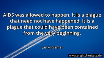Englisches Zitat von Larry Kramer als Bild