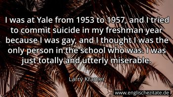 Englisches Zitat von Larry Kramer als Bild