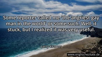 Englisches Zitat von Larry Kramer als Bild