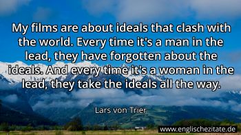 Englisches Zitat von Lars von Trier als Bild