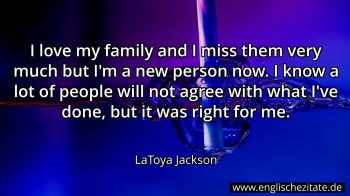 Englisches Zitat von LaToya Jackson als Bild