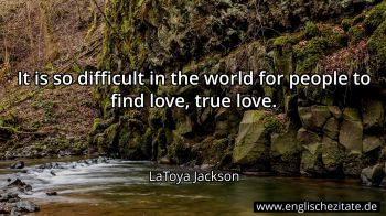 Englisches Zitat von LaToya Jackson als Bild