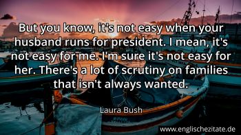 Englisches Zitat von Laura Bush als Bild
