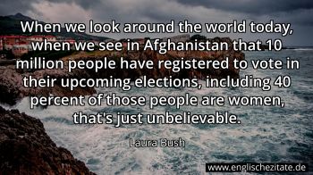 Englisches Zitat von Laura Bush als Bild