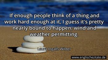Englisches Zitat von Laura Ingalls Wilder als Bild