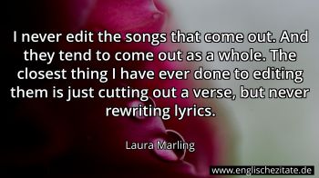 Englisches Zitat von Laura Marling als Bild